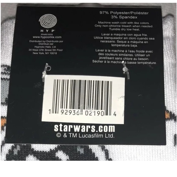 Star Wars R2D2 BB8 Crew Socks 2 Pair Men 6-12 White Blue w Droids  POTF Jedi NEW - Picture 3 of 9